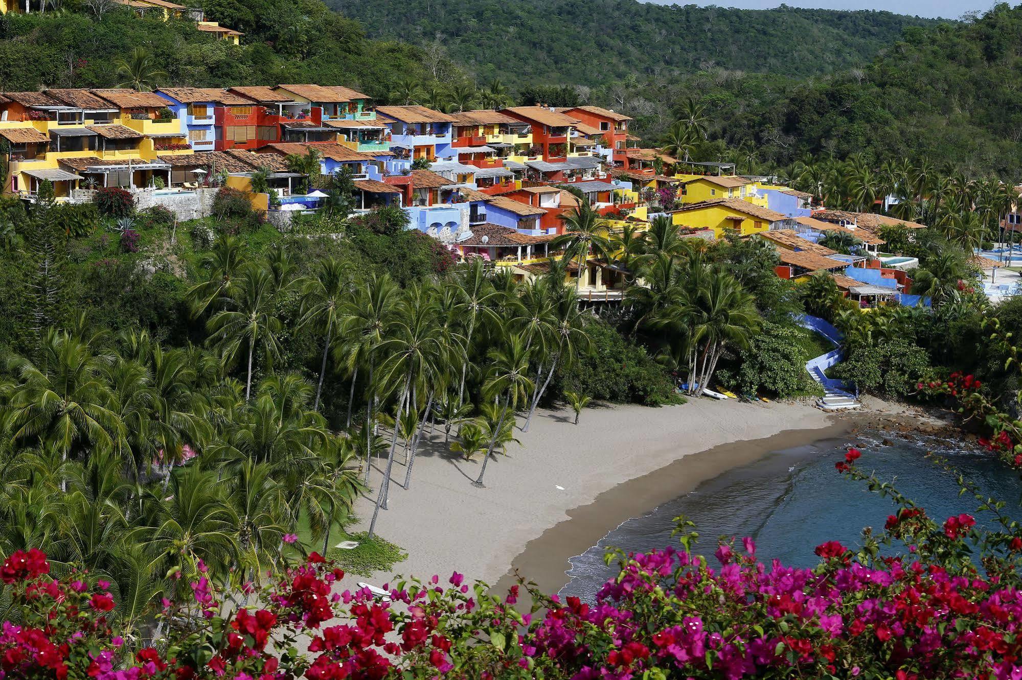 Playa Rosa Bungalows Costa Careyes ภายนอก รูปภาพ